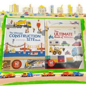The Ultimate Construction Site Book&The Ultimate Book of Vehicles